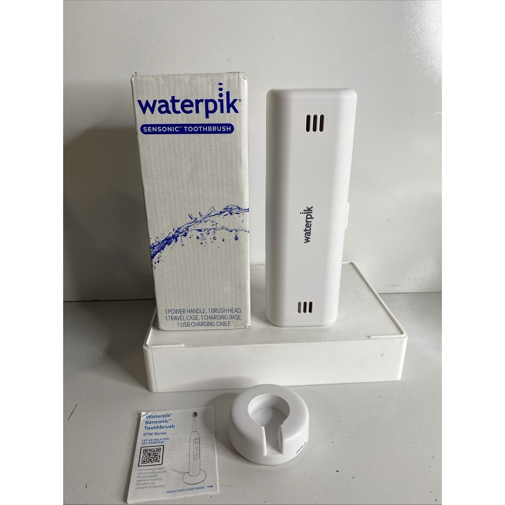 Waterpik Sensonic Sonic Electric Toothbrush, Rechargeable, 3 Modes - Read Me